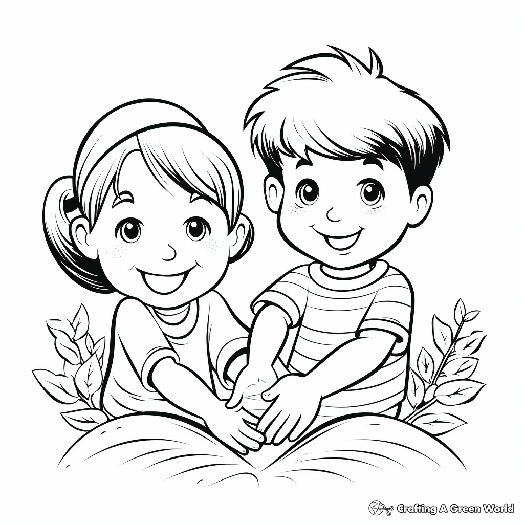 Kindness coloring pages