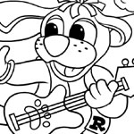 Coloring pages preschool kids get active with friends