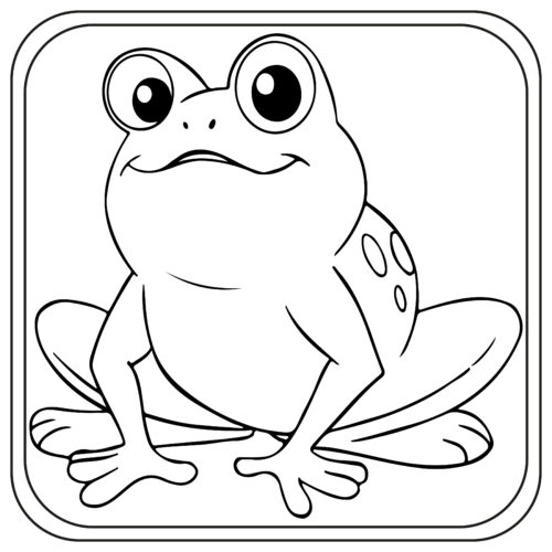 Frog coloring pages preschool kindergarten first grade made by teachers