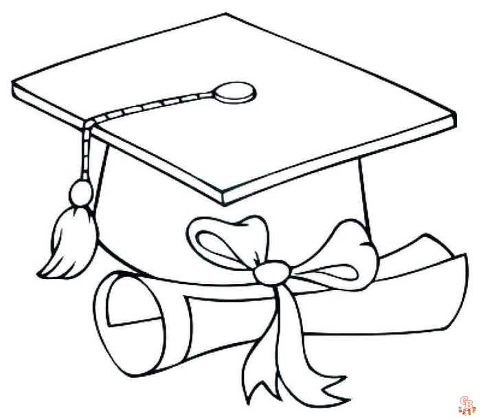 Celebrate graduation with fun and free graduation coloring pages