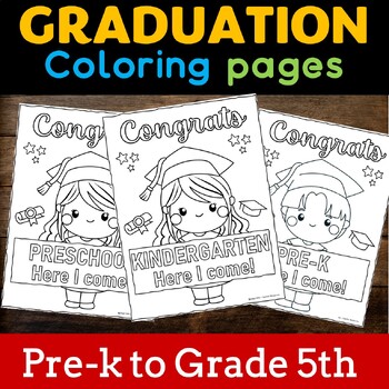 Graduation moving up coloring pages end of the school no prep activity made by teachers