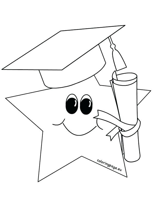 Graduation coloring pages ideas and designs