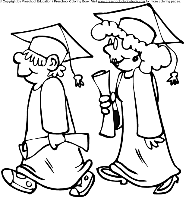 Www graduation coloring page