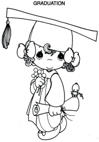 Free kindergarten graduation coloring pages printable