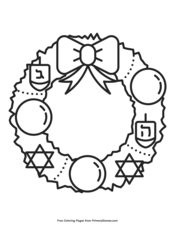Hanukkah coloring pages â free printable pdf from