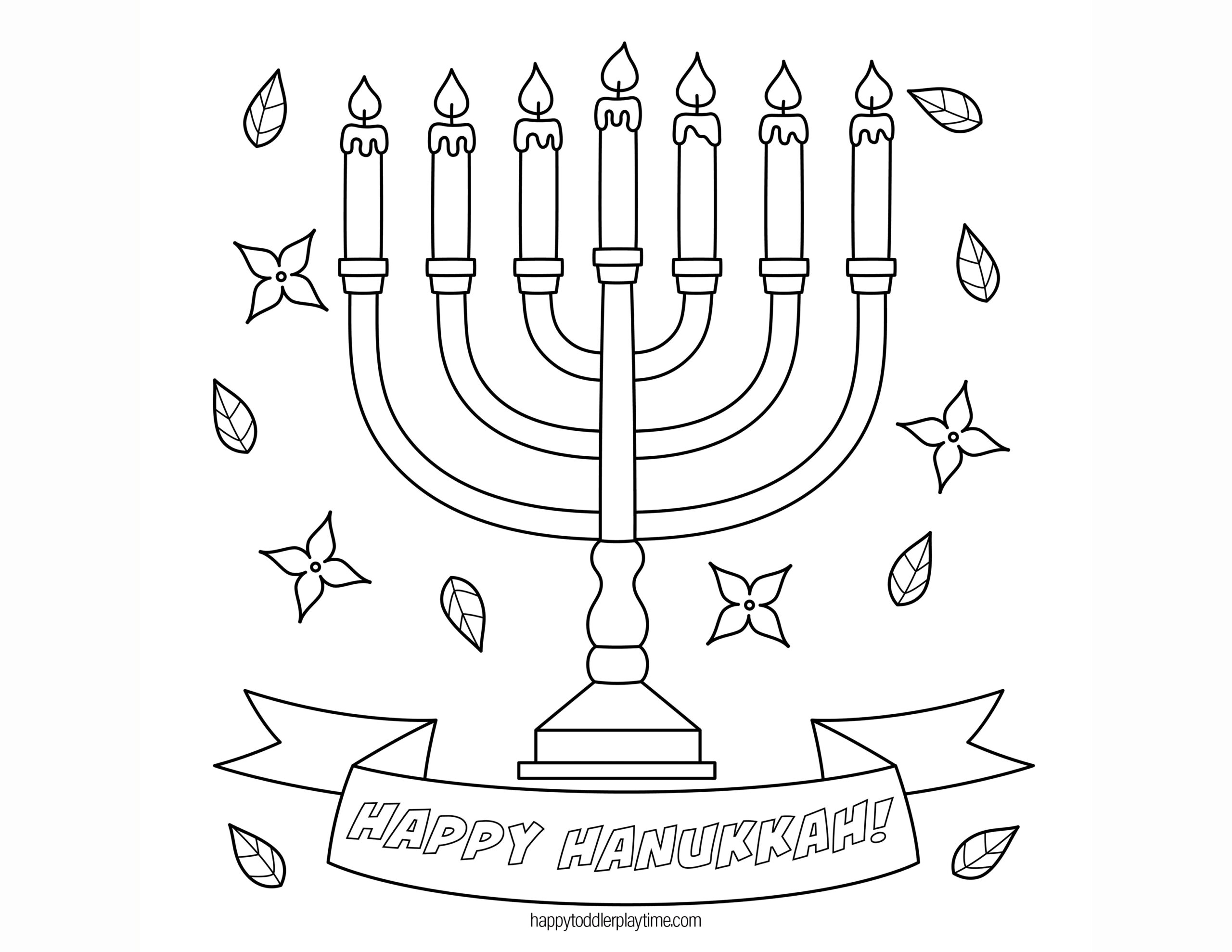 Free printable hanukkah coloring pages a festival of lights and colors