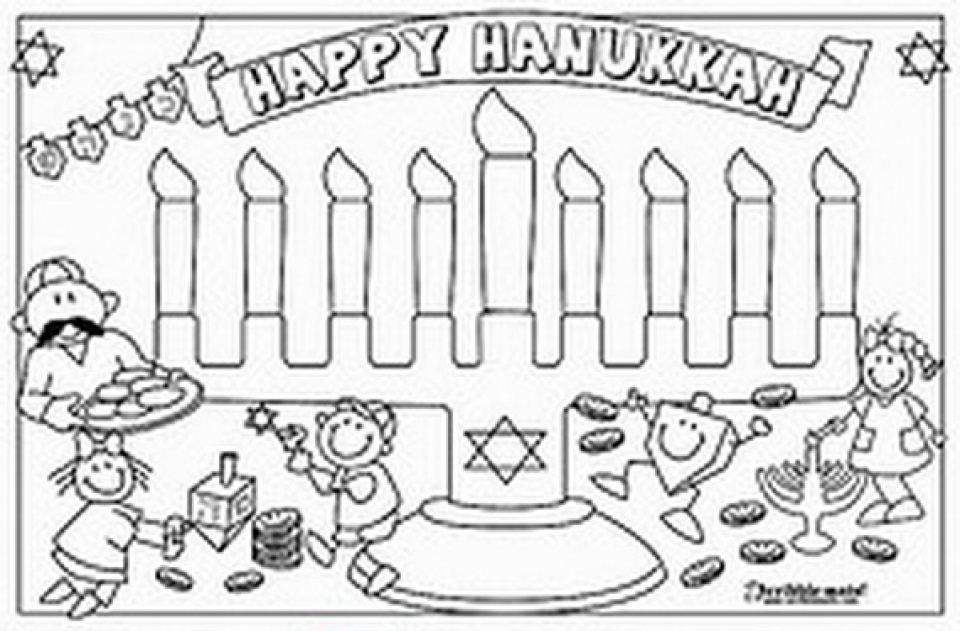 Get this online hanukkah coloring pages for kids qgdr