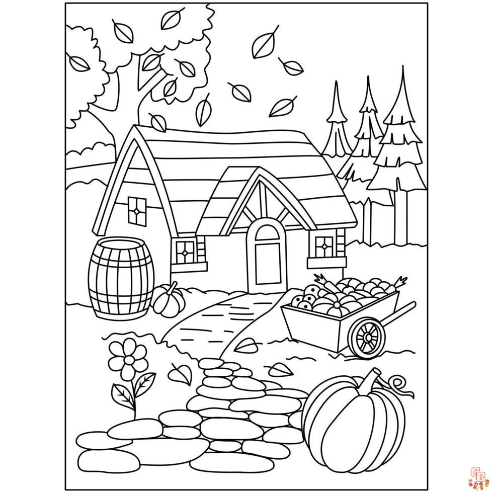 Harvest coloring pages