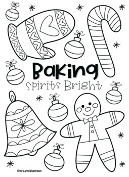 December holidays coloring pages by mrs arnolds art room tpt