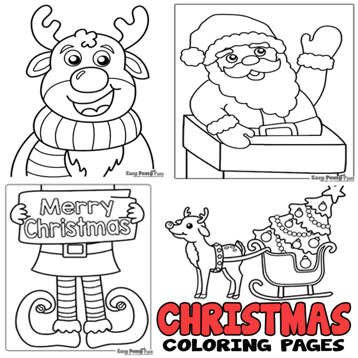 Printable christmas coloring pages