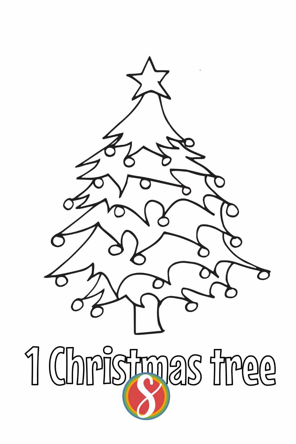 Free preschool christmas coloring pages â stevie doodles