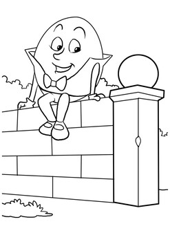 Humpty dumpty coloring by mrfitz tpt