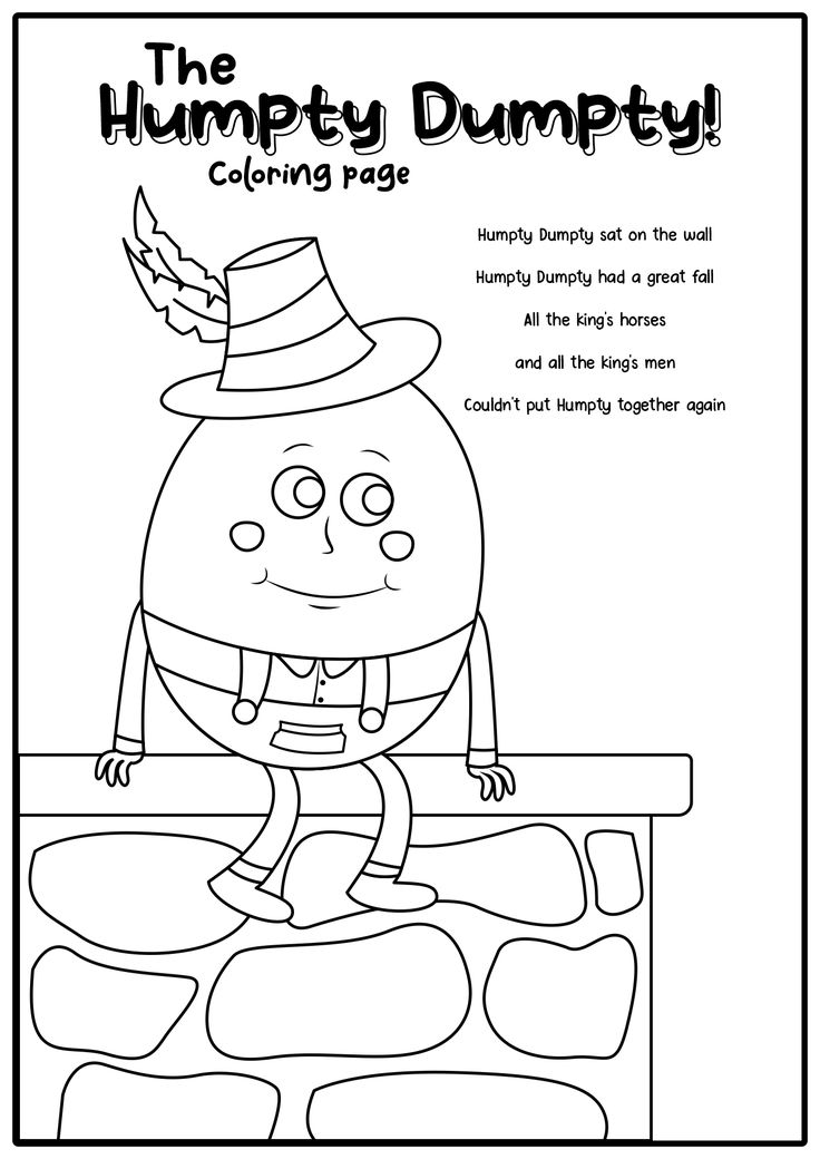 Worksheets humpty dumpty preschool crafts nursery rhymes activities nursery rhymes preschool humpty dumpty