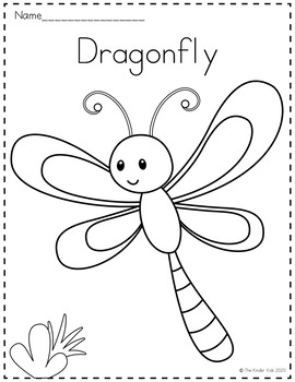 Bugs and insects coloring pages by the kinder kids tpt