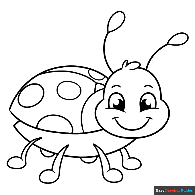 Free printable insect coloring pages for kids