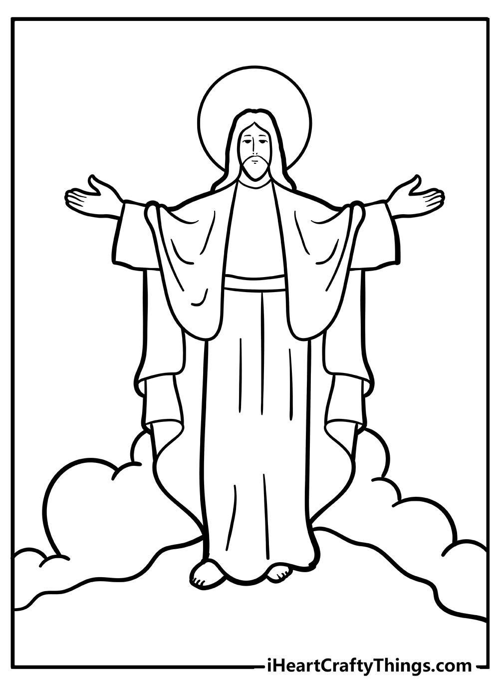 Jesus coloring pages free printables