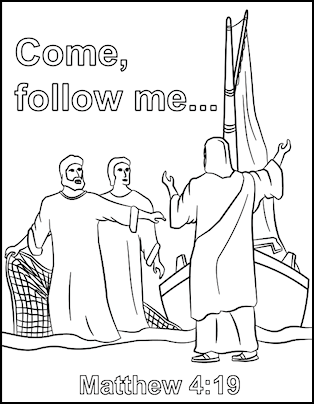 Free bible coloring pages for sunday school