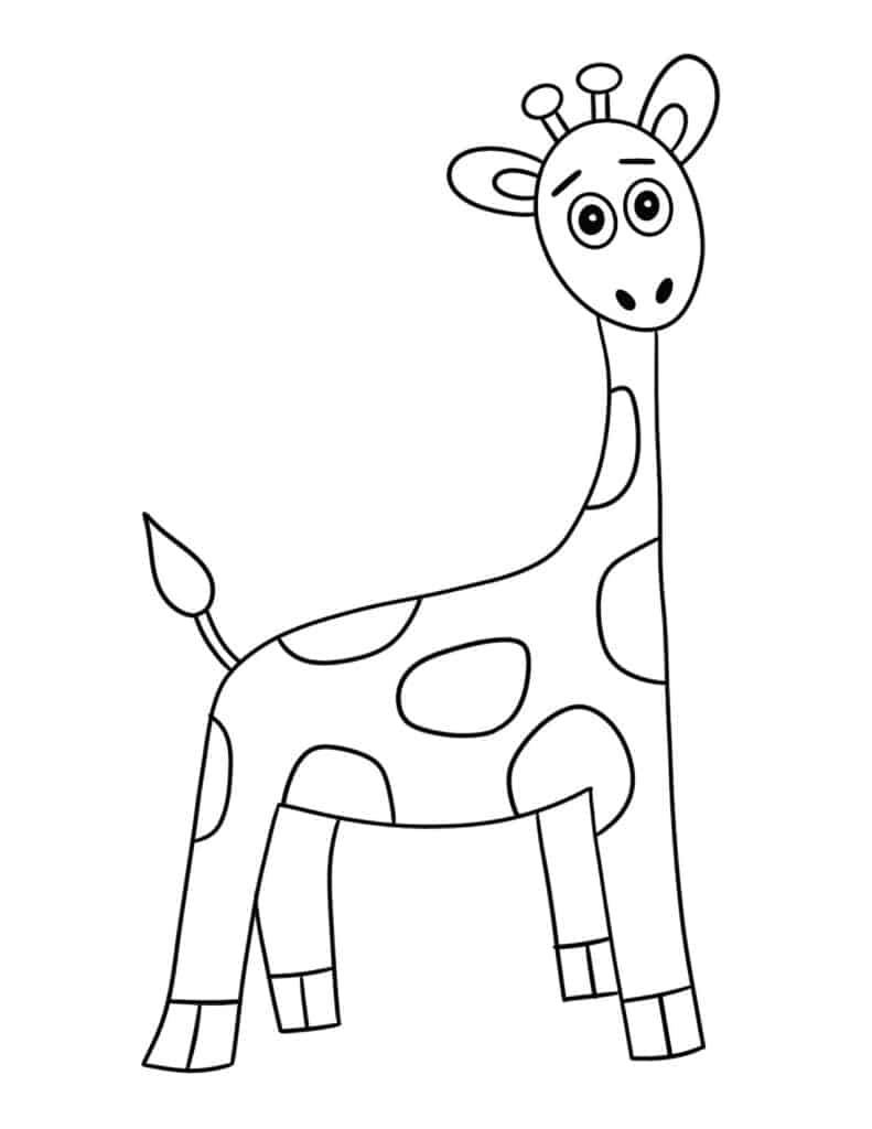 Printable animal coloring pages for kids