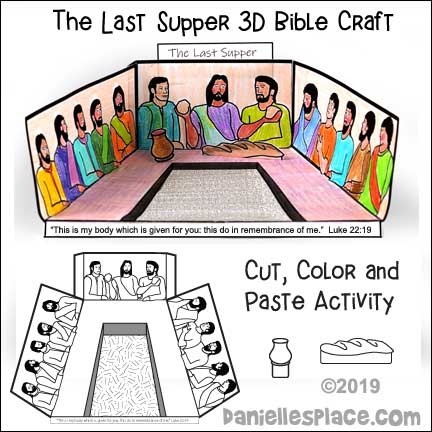 The last supper bible crafts