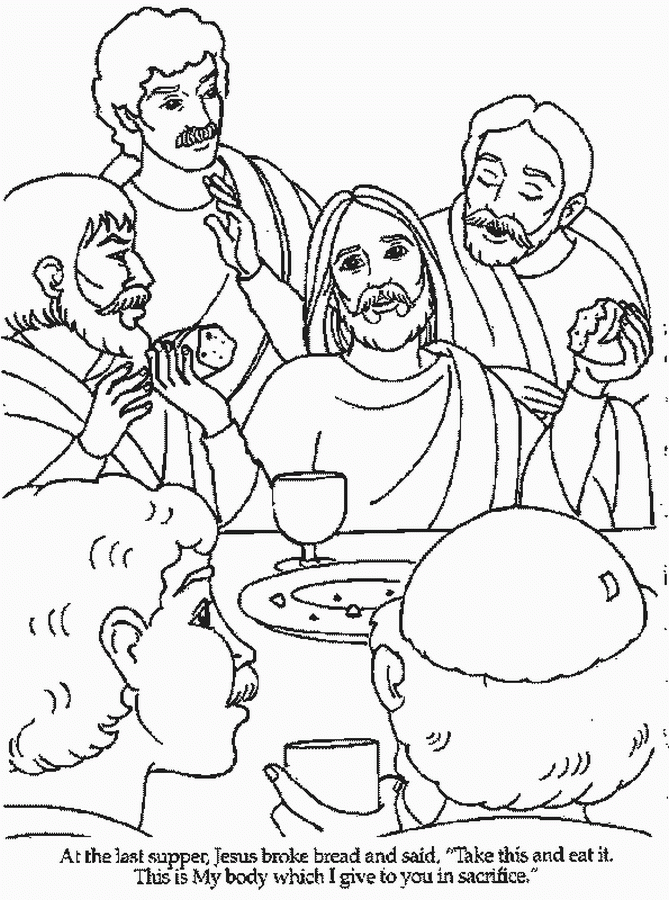 Free last supper coloring page download free last supper coloring page png images free cliparts on clipart library