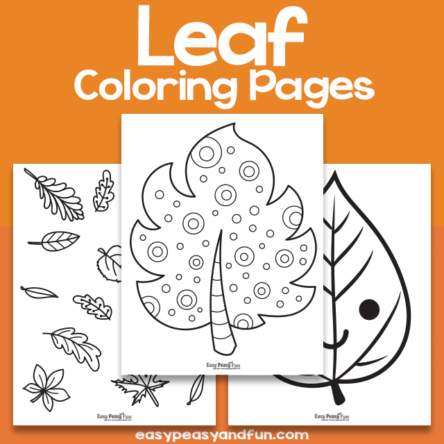 Leaf coloring pages â easy peasy and fun hip