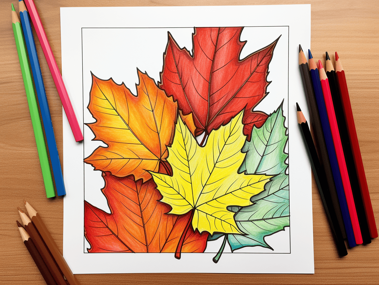 Fall coloring pages free printable sheets