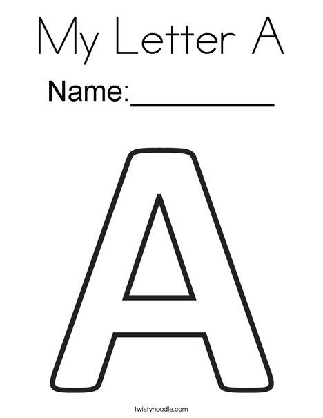 My letter a coloring page letter a coloring pages letter activities preschool lettering