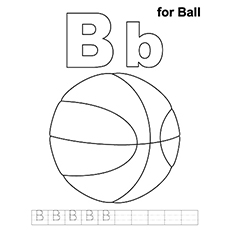 Top free printable letter b coloring pages online