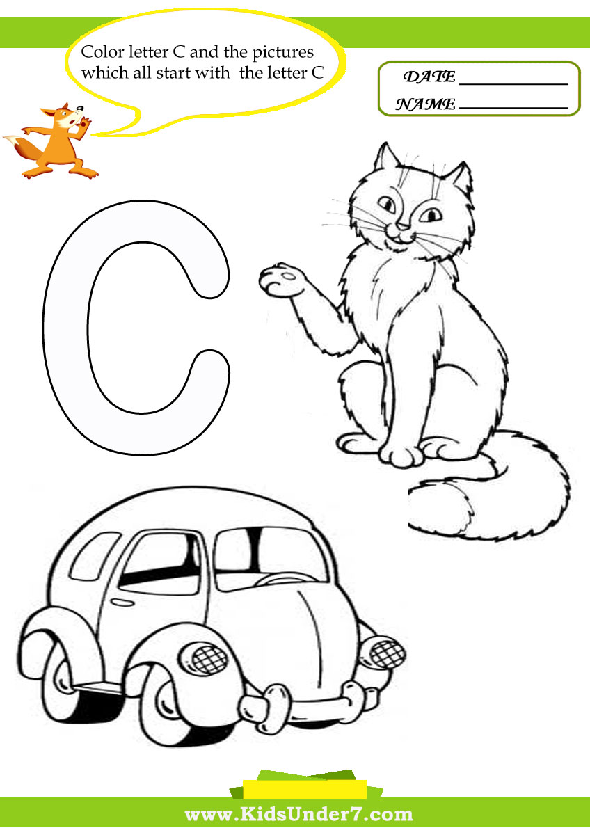 Kids under letter ð worksheets and coloring pages