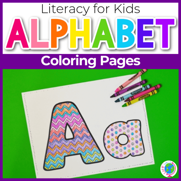 Free printable alphabet coloring pages