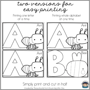 Alphabet coloring pages for year olds and year olds preschool