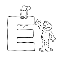 Top free printable letter e coloring pages online