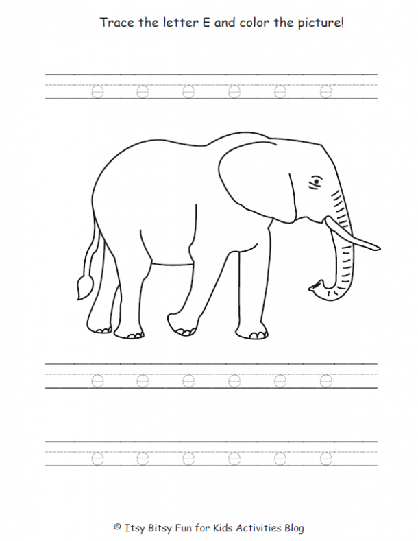 Free letter e worksheets for preschool kindergarten kids activities blog