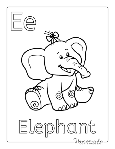 Free printable alphabet coloring pages for kids