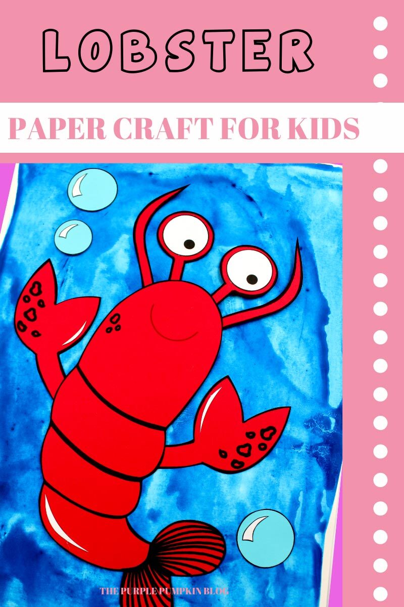 Awesome paper lobster craft â a fun sea creature craft