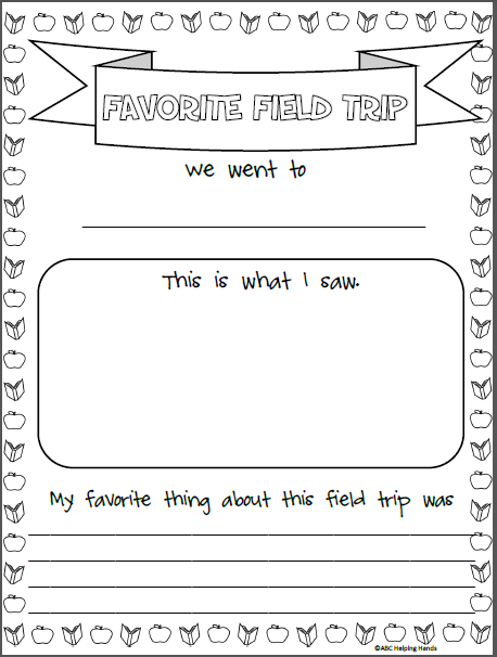 Free memory book pages made by teachers