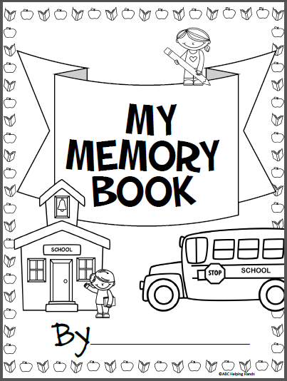 Free memory book pages made by teachers memory book school preschool memory book memory book kindergarten