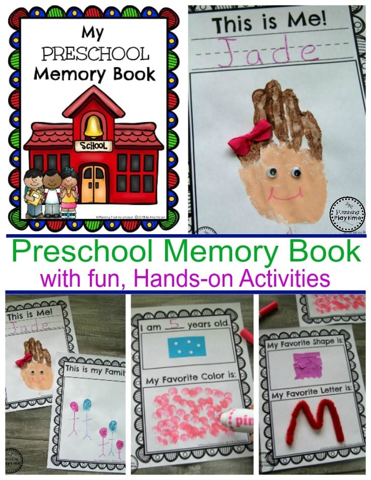 Preschool memory book