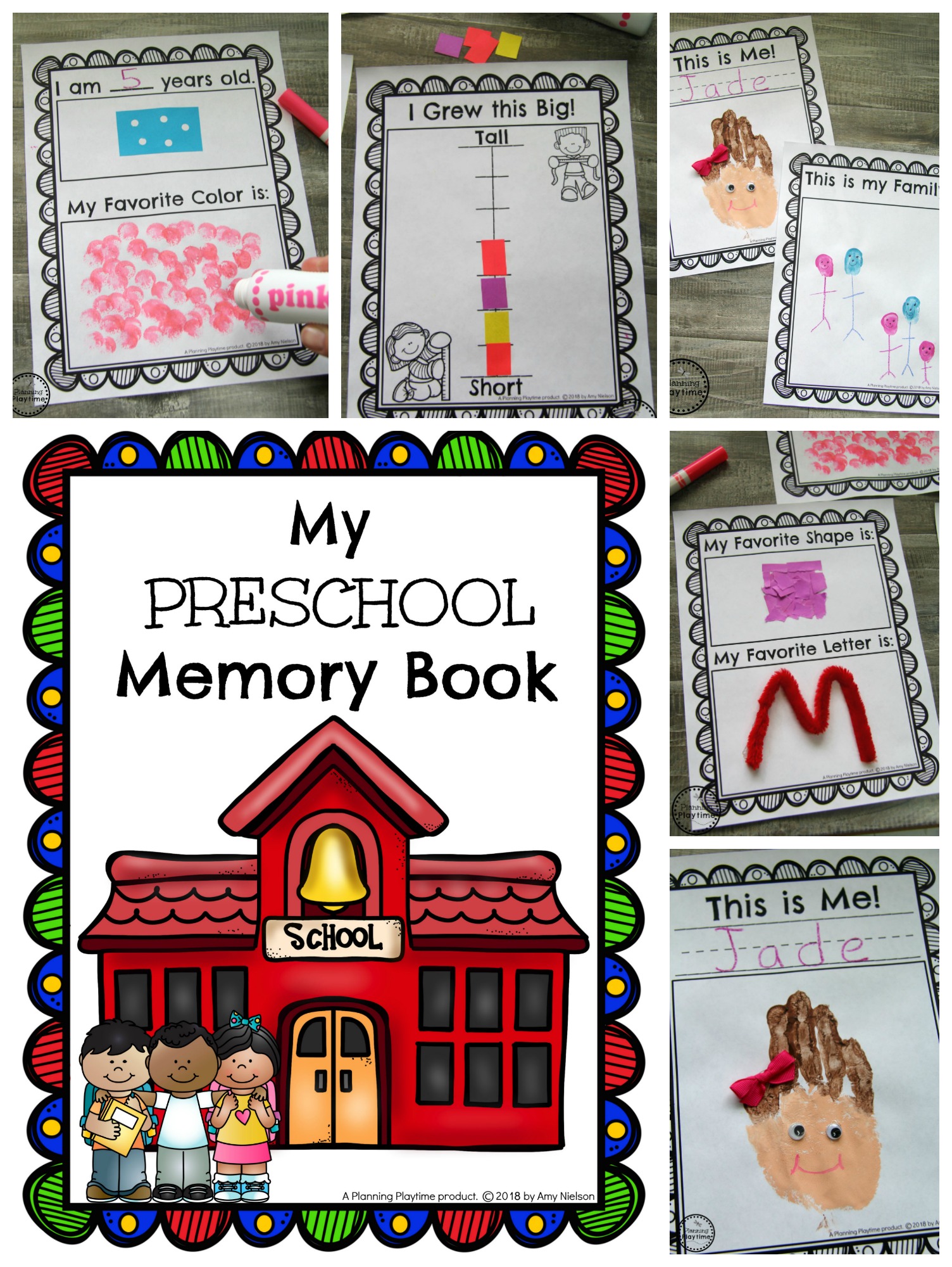 Preschool memory book