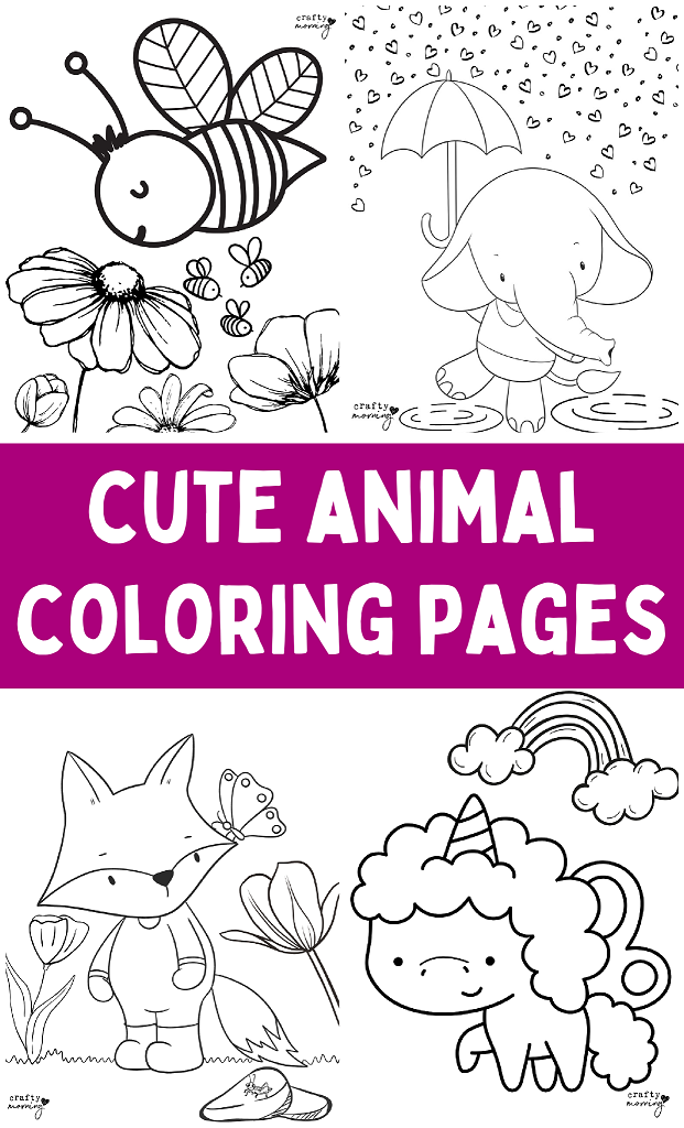 Cute coloring pages for kids to print