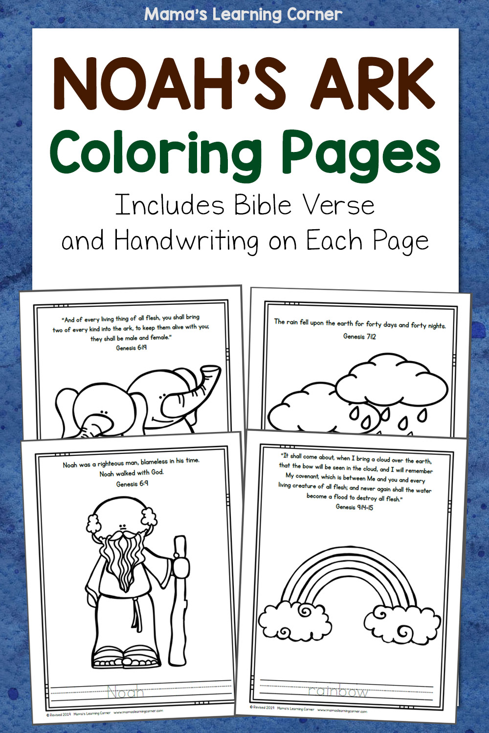 Noahs ark coloring pages