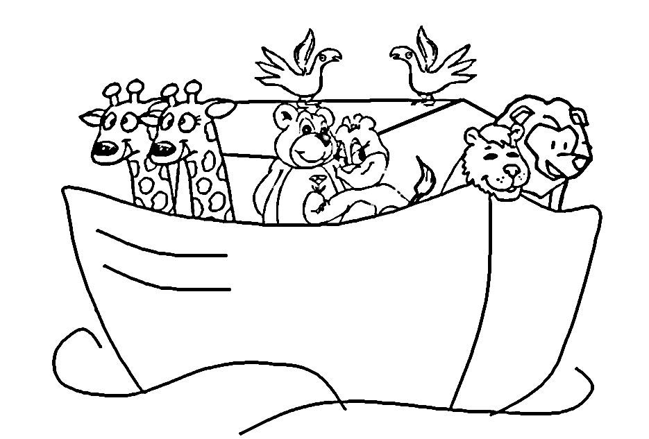 Noahs ark coloring pages