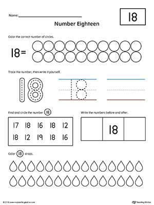 Number practice worksheet