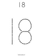 Number coloring pages