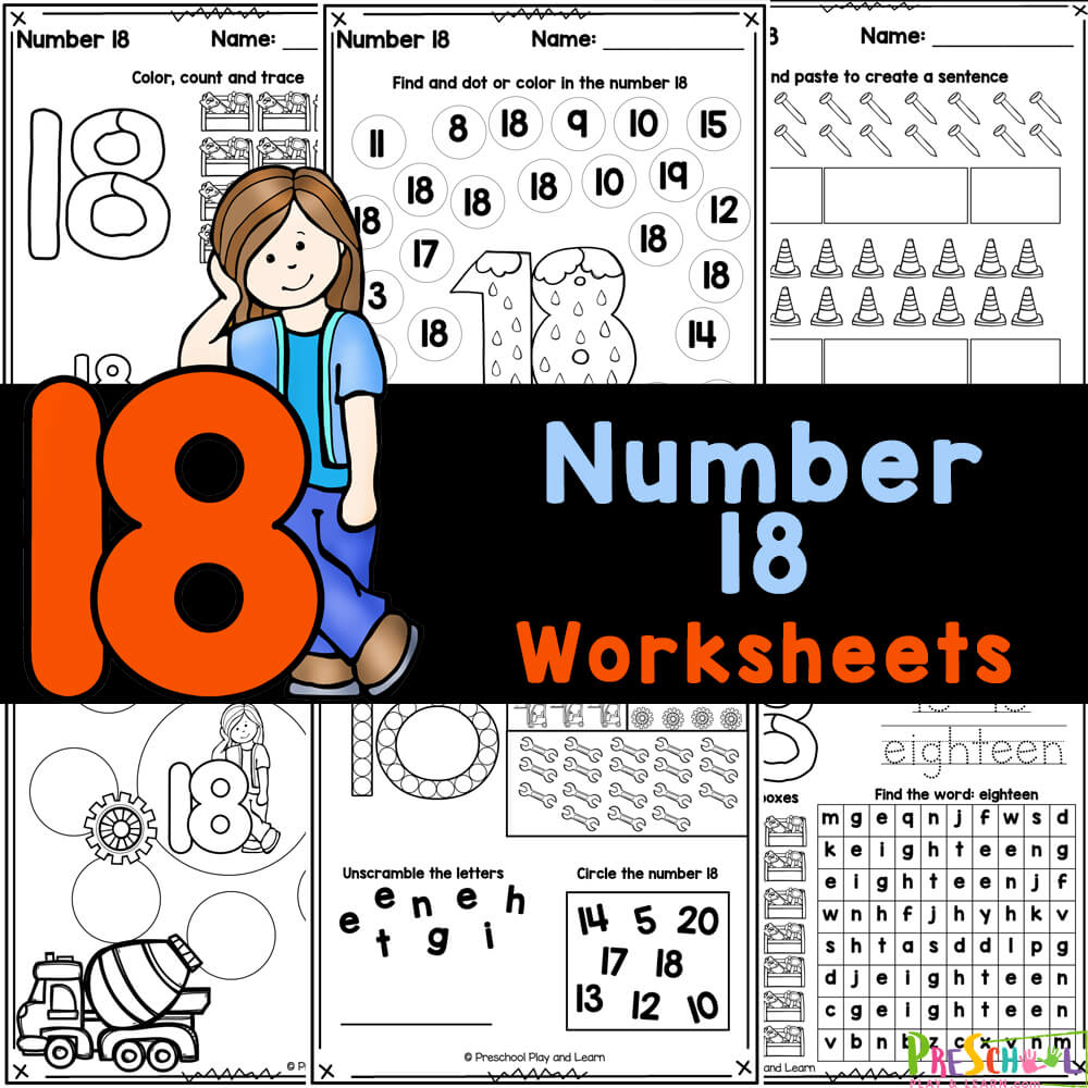 Free printable number tracing worksheets