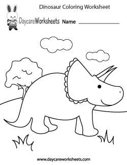 Preschool coloring worksheets