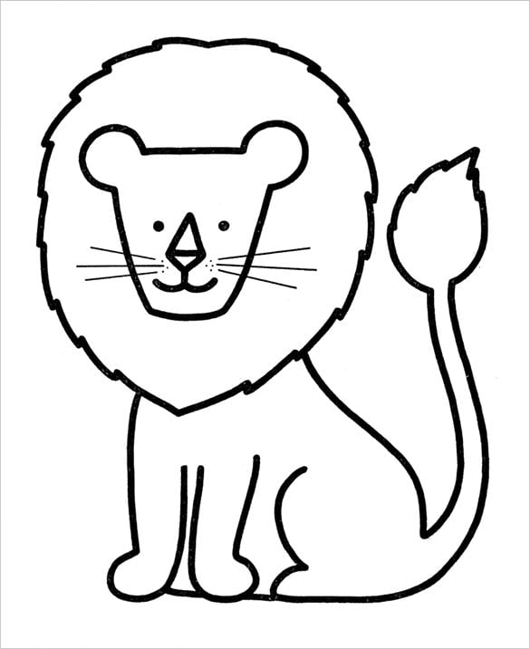 Preschool coloring pages