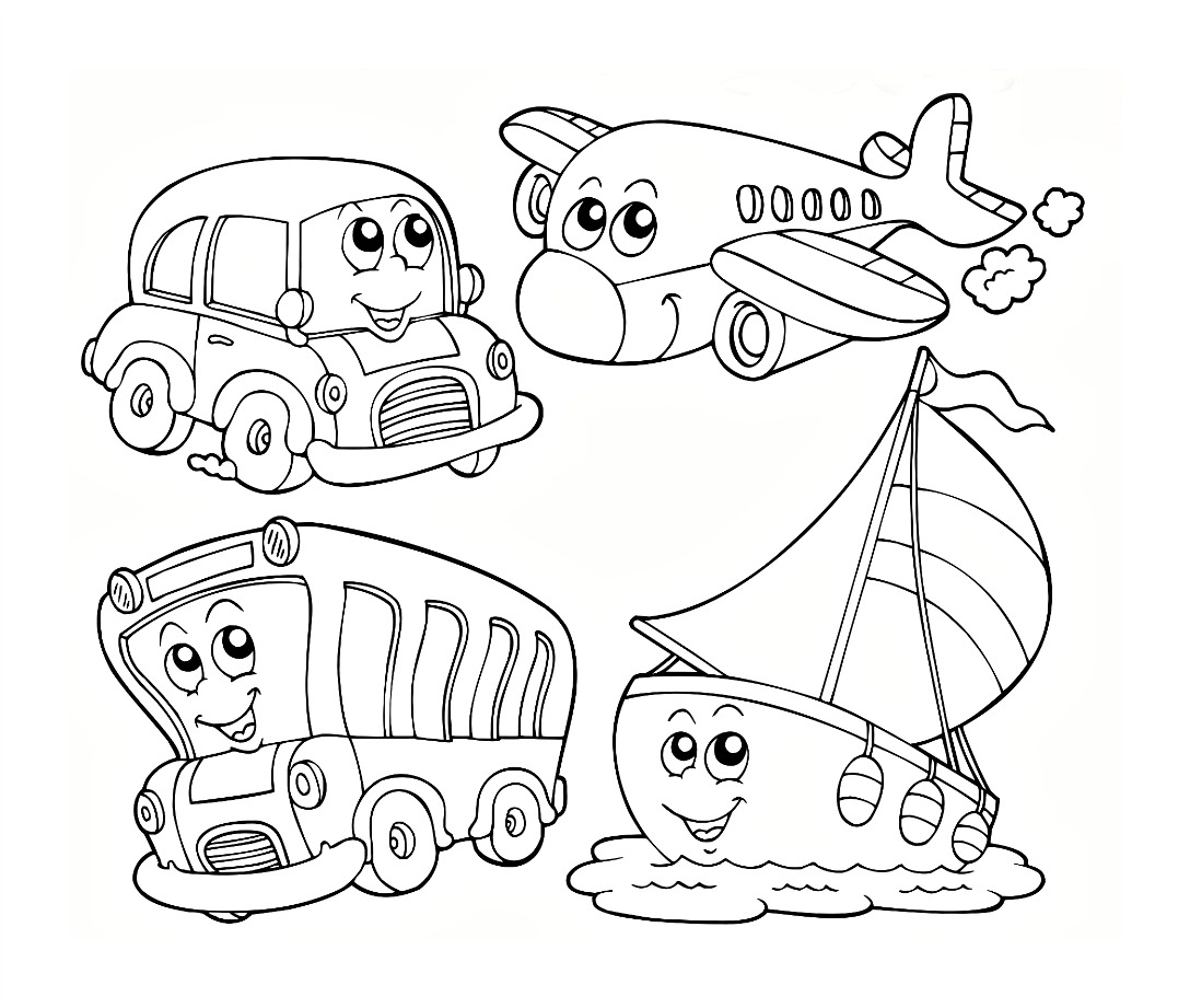 Free printable kindergarten coloring pages for kids