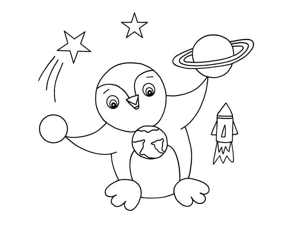 Free penguin coloring pages â the hollydog blog