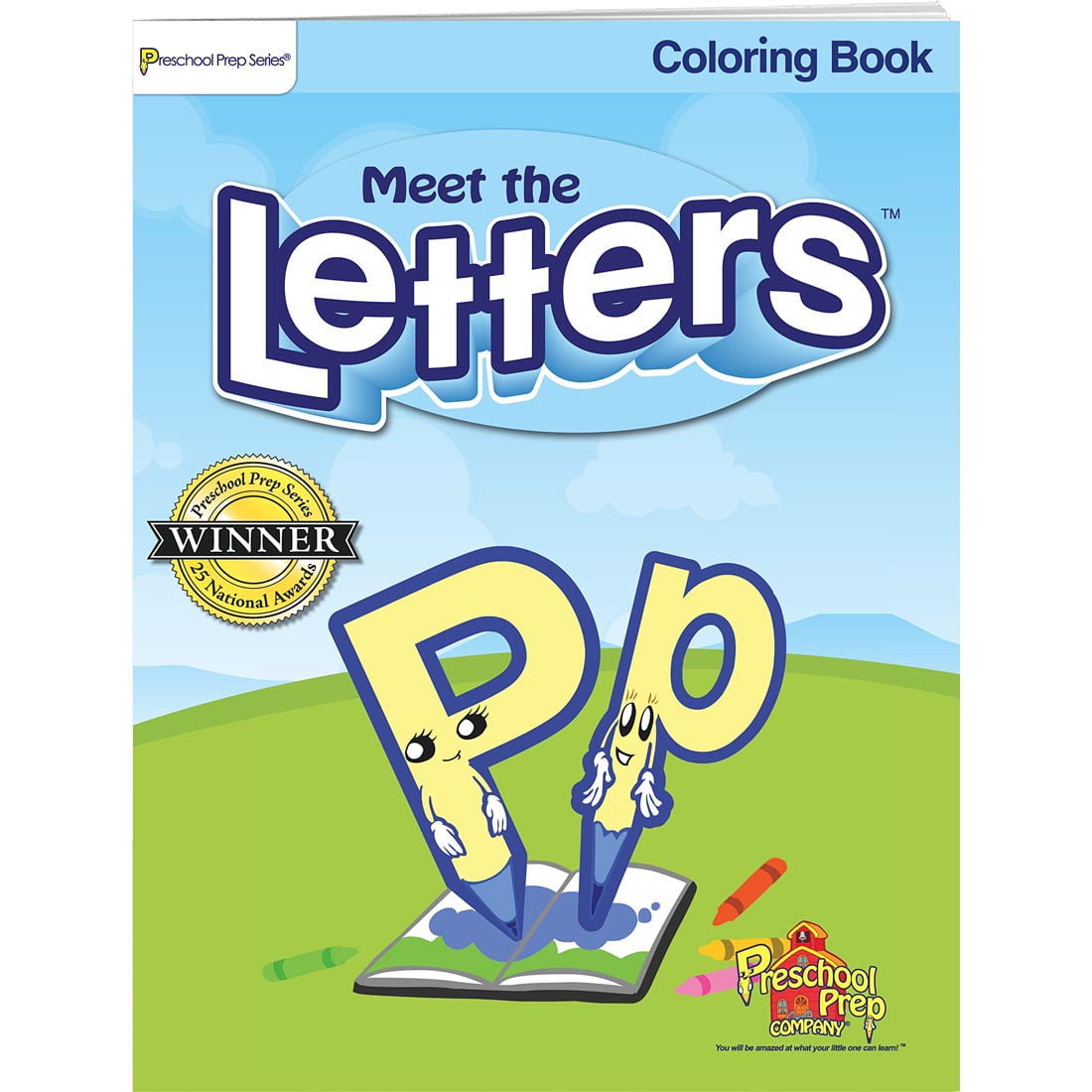 Meet the letters coloring book by preschool prep pany